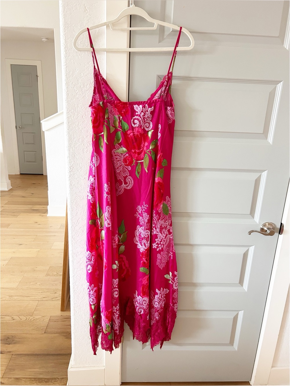 NWT Free People Can We Talk Floral Midi Slip Dress - Picture 6 of 6
